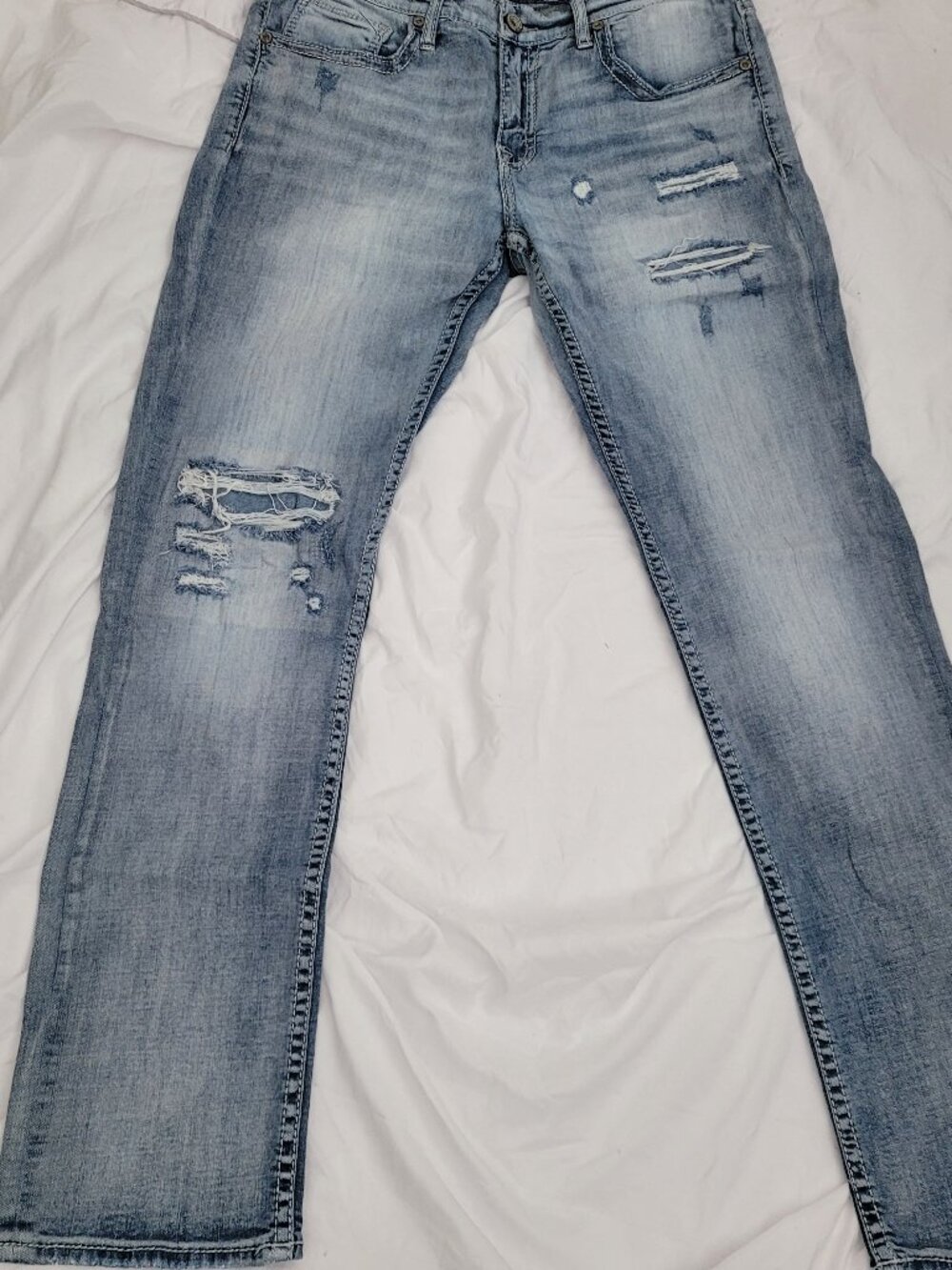 Men's Buckle Jeans